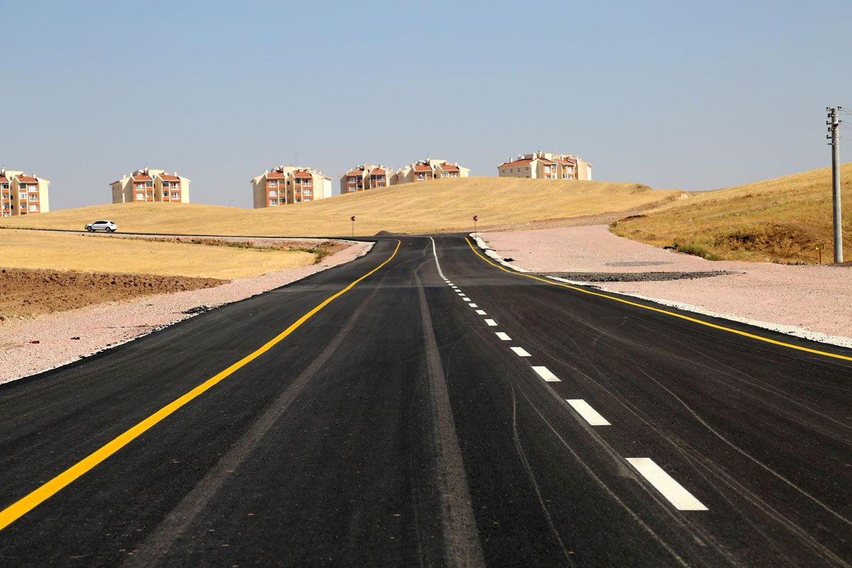 2 kilometrelik yeni TOKİ  yolu hizmete açıldı