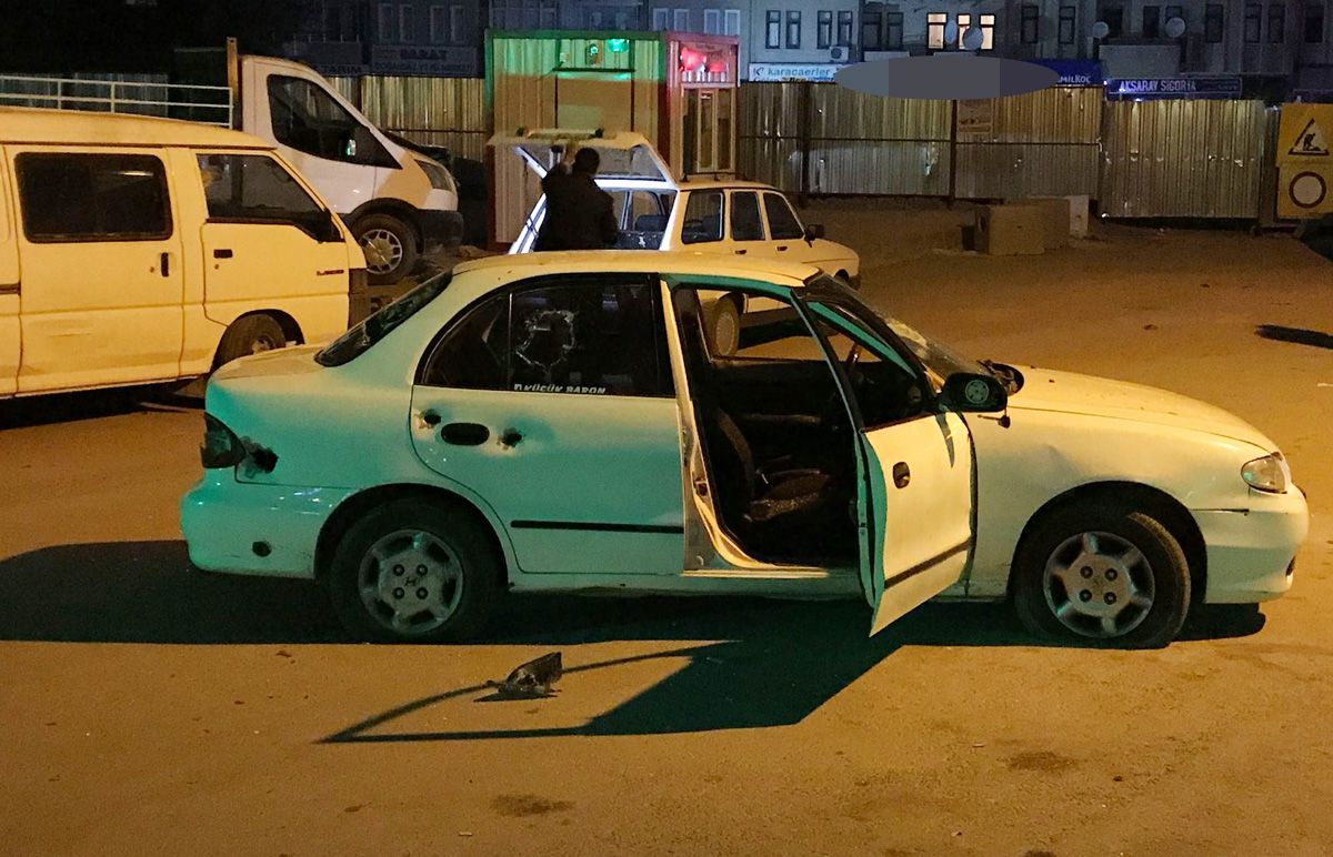 Aksaray’da Otomobile Silahlı Saldırı