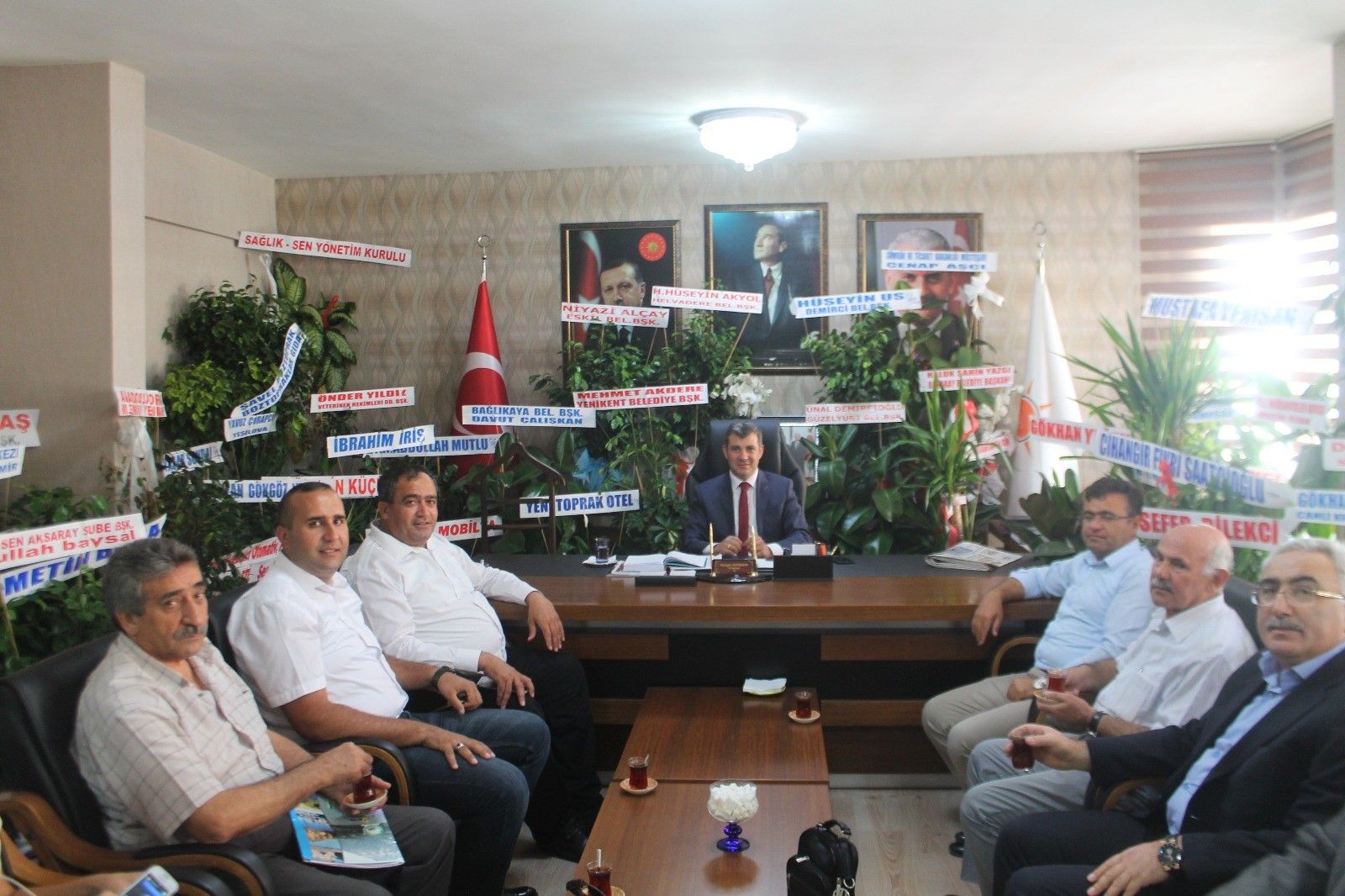 AK Parti İl Başkanı Altınsoy’a  ziyaretler devam ediyor