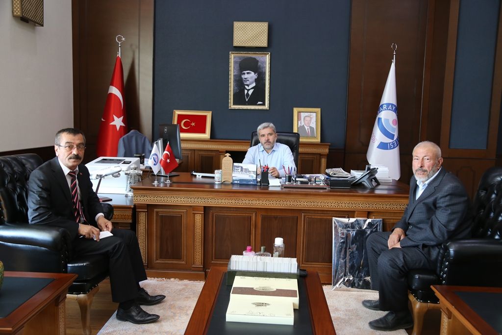 Ihlara Belediye Başkanı  Rektör Şahin’i ziyaret etti