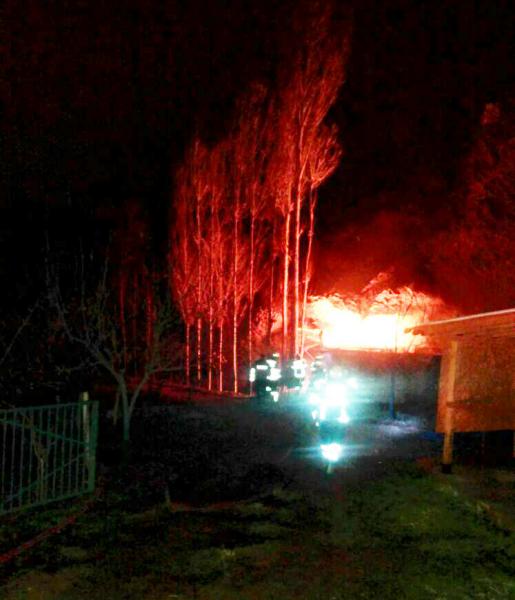 Aksaray’da korkutan yangın: Bağ evi kül oldu