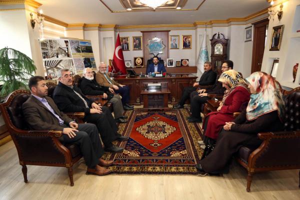 Aksaray İl Müftüsü Cemalettin  Bal, Başkan Yazgı’yı ziyaret etti