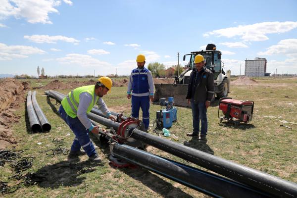 ​Aksaray belediyesi içme suyu ana şebeke hatlarını yeniliyor