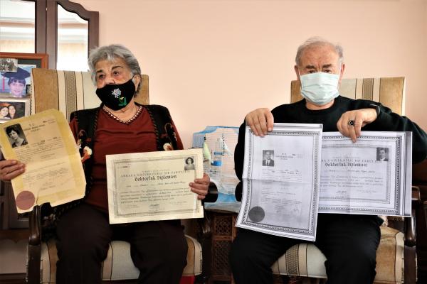 Aksaraylı doktor çiftin 62 yıllık hikayesi