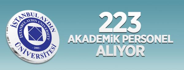 İstanbul Aydın Üniversitesi 223 öğretim üyesi alıyor
