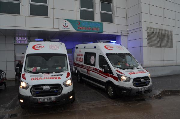 Aksaray’da karbonmonoksit zehirlenmesi:6 kişi  hastaneye kaldırıldı