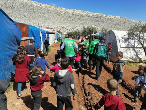 Gülağaç İHH gönüllüleri İdlib’de