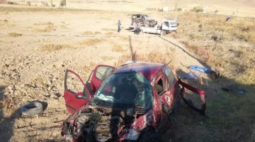 Turistleri taşıyan araç kaza yaptı: 1 Ölü, 5 Yaralı