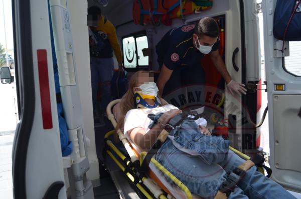Ukraynalı turistler kaza yaptı: 2 yaralı