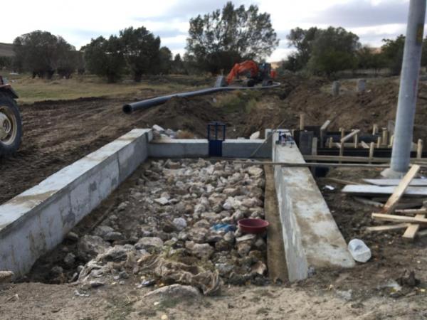 Nurgöz köyü sulama  tesisi tamamlandı