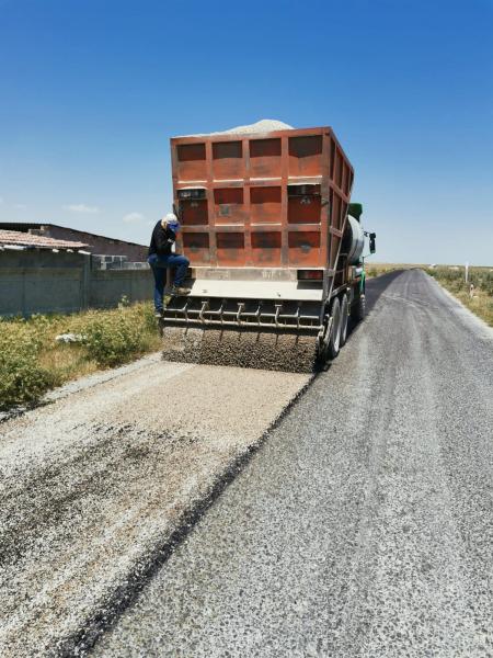 Sultanhanı-Eskil yolu asfalt çalışması tamamlandı