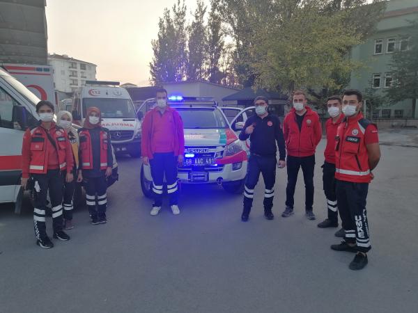Aksaray UMKE ekibi yaraları sarıyor!