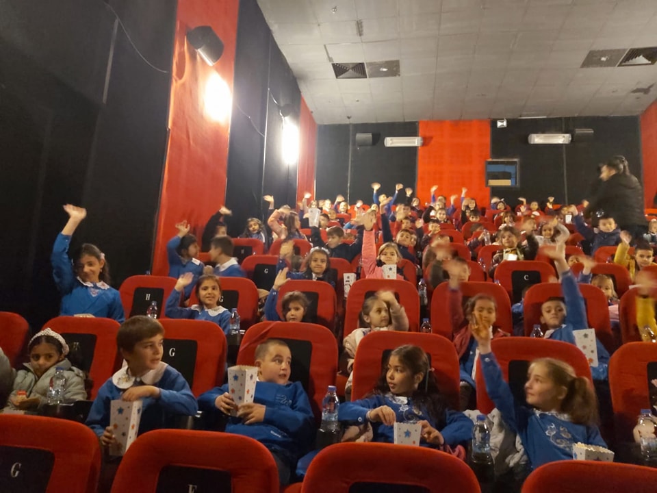 Aksaray’da sinemaya  gitmeyen çocuk kalmayacak