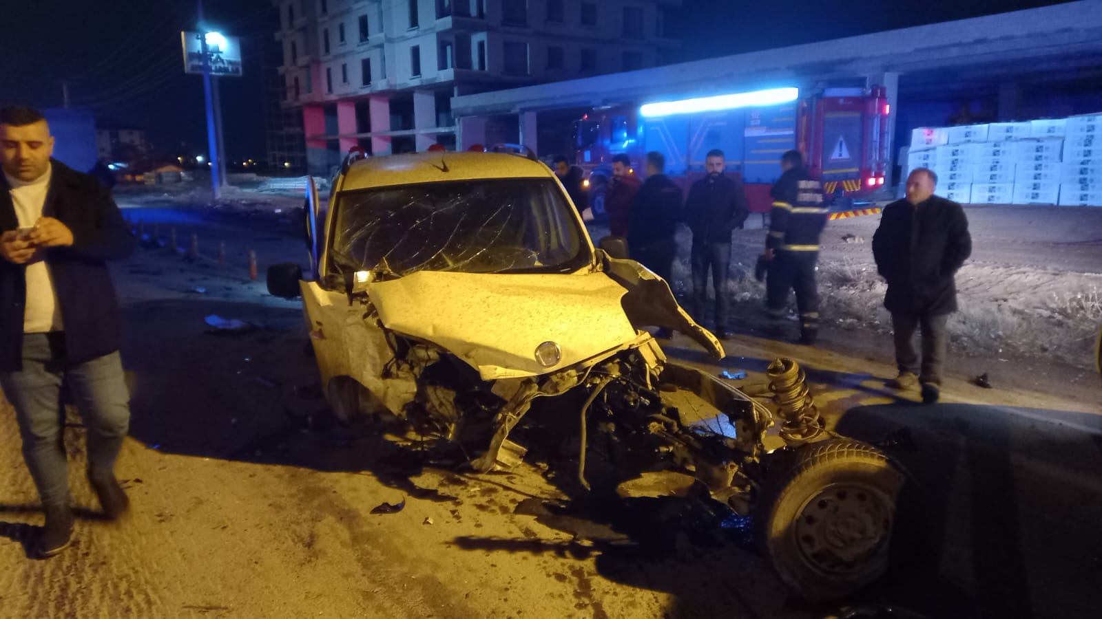 Aksaray’da hastane dönüşü kaza:1 ağır 3 yaralı