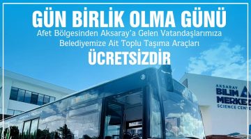 ‘Belediyemize ait otobüsler misafirlerimizin hizmetindedir’