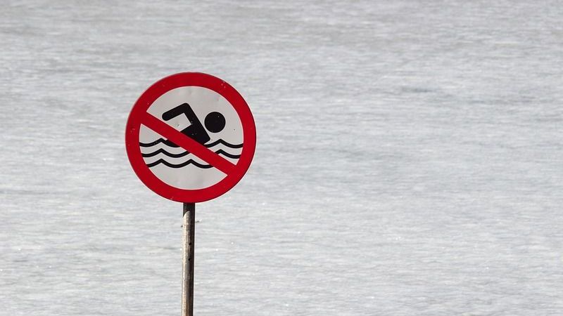 Yüzme için de serinlemek içinde girmek yasak!