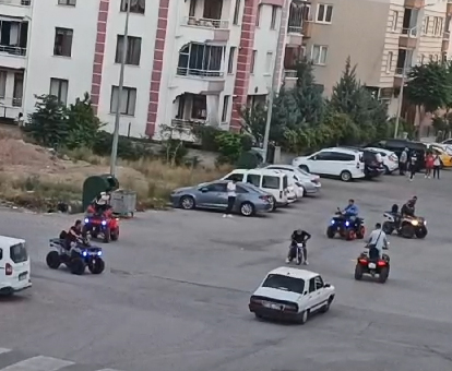 Aksaray’da ATV ile drift yapan sürücülere 122 bin lira ceza