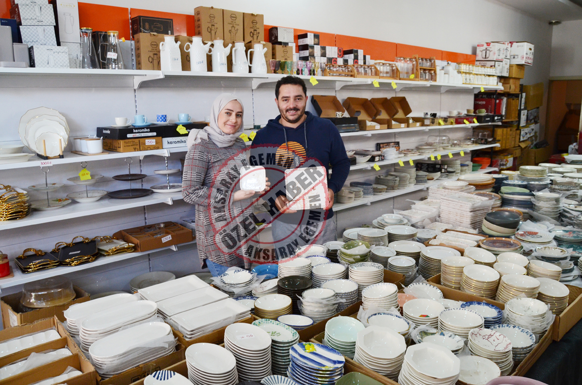 Genç girişimci porselen dükkânı ile hayallerine ulaştı