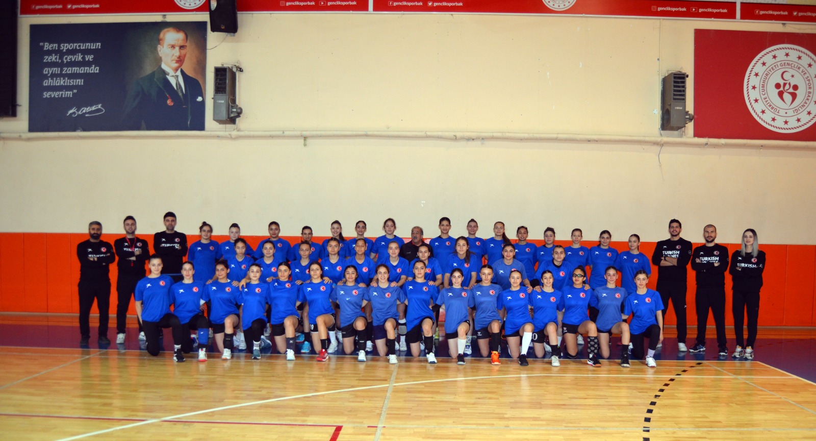 U16 Kız Milli Hentbol Takımı, Akdeniz Konfederasyon Kupası’na hazırlanıyor