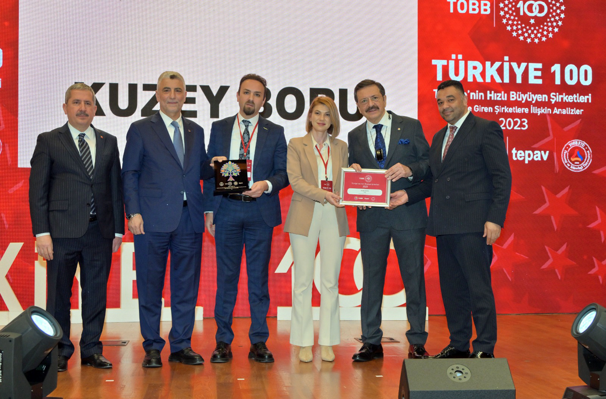 Kuzeyboru Türkiye’nin en hızlı  büyüyen şirketleri arasında