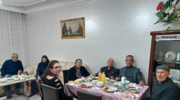 Karacaer, şehit ailesiyle iftarda buluştu