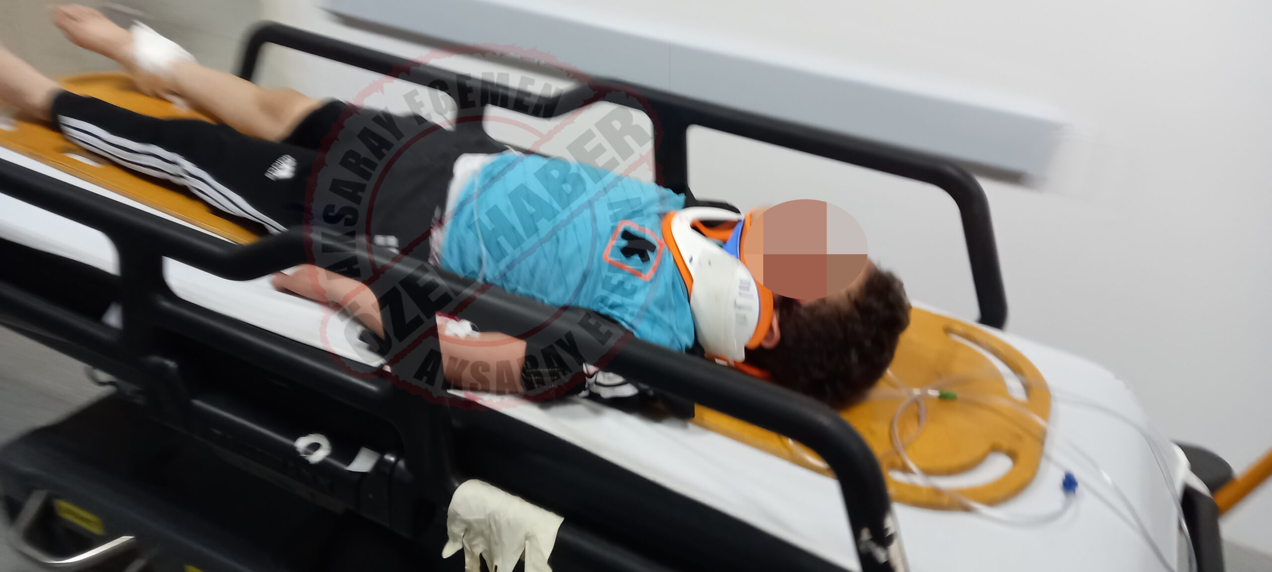 Aksaray’da otomobilin çarptığı çocuk ağır yaralandı
